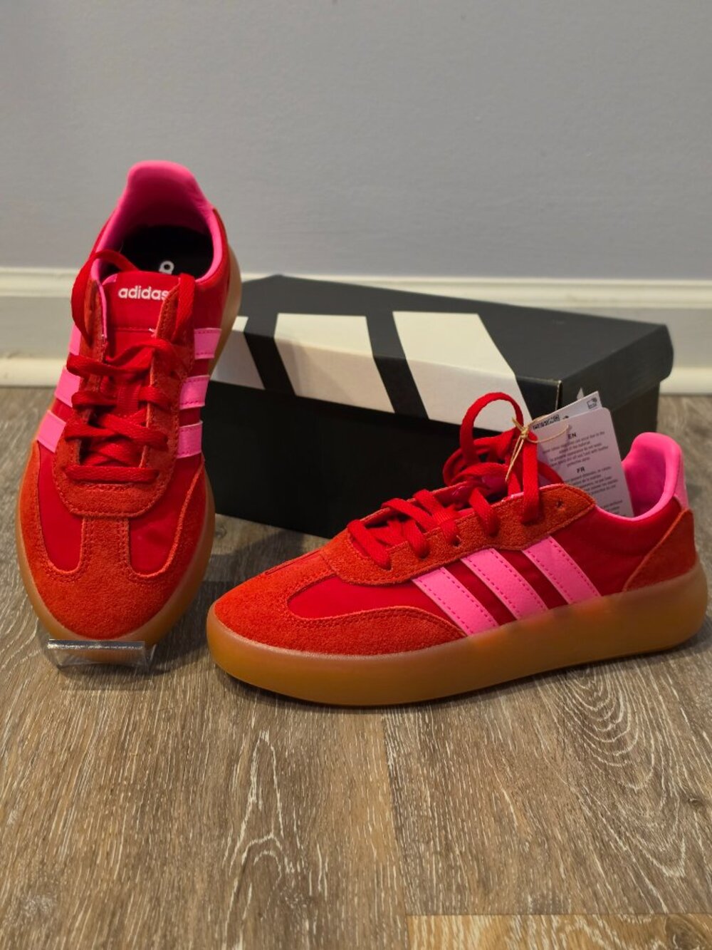Adidas Barreda Decode J Youth 3.5Y Red/Pink JR0759 – New in Box (Fits Women’s 5)
